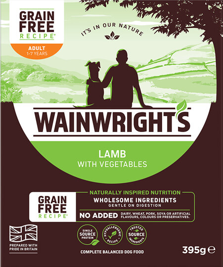 Wainwrights Adult Grain Free Lamb & Vegetables