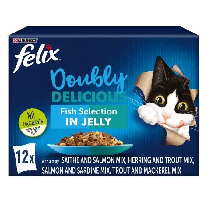Felix Doubly Delicious Fish Selection in Jelly