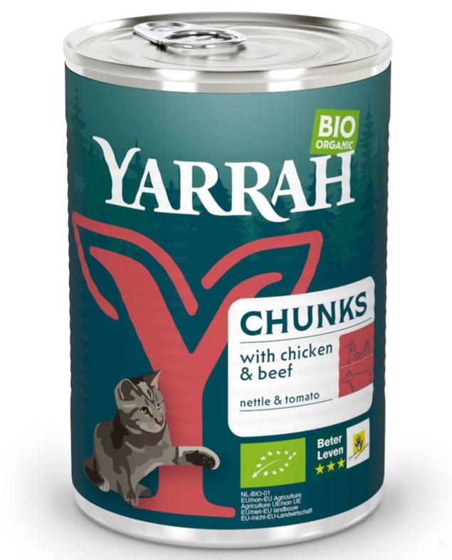 Yarrah Organic Chunks with Chicken & Beef
