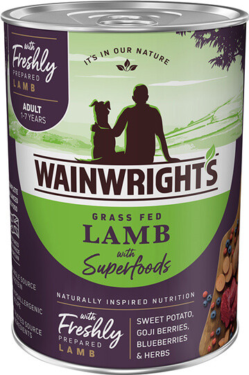Wainwrights Grass Fed Lamb with Superfoods Wet