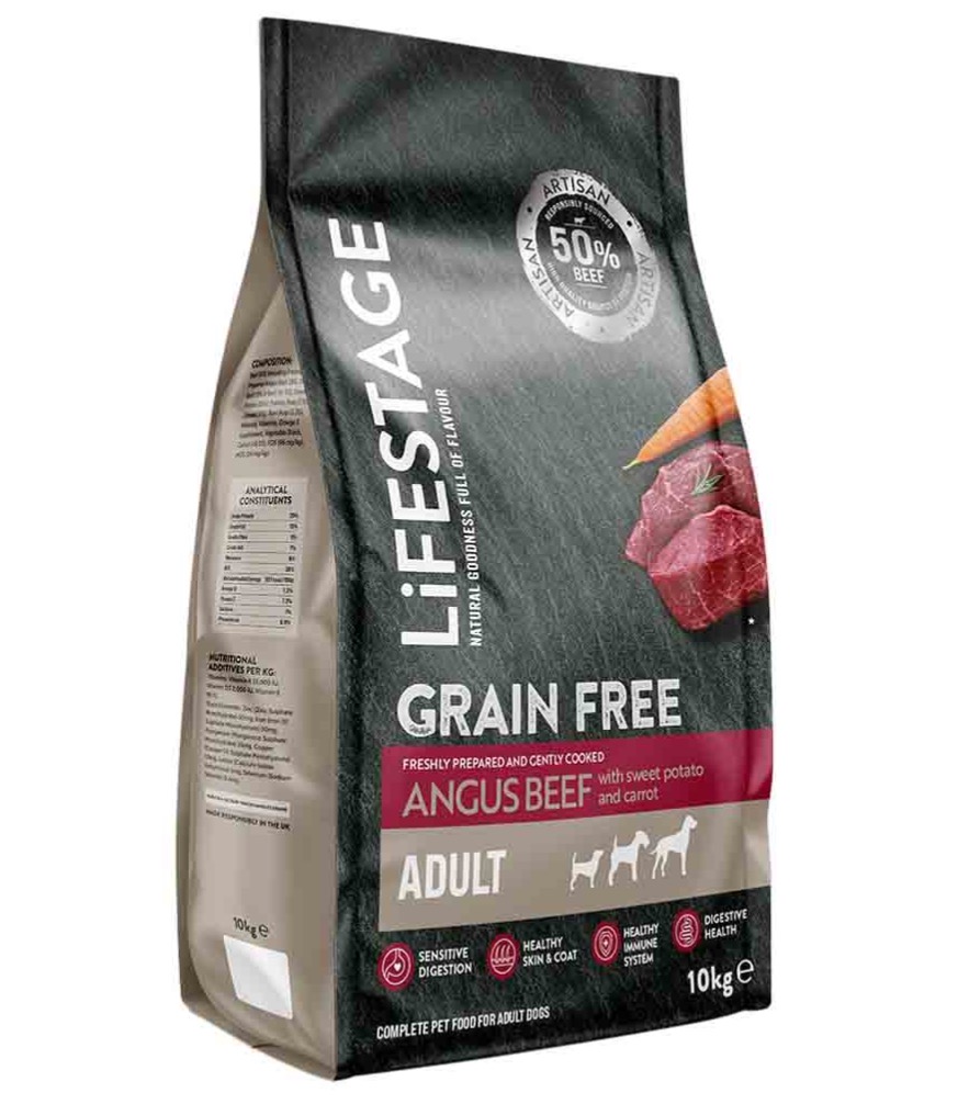 Jollyes Lifestage Grain Free Angus Beef with Sweet Potato