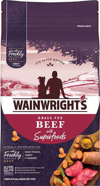 Wainwrights Grass-Fed Beef with Superfoods Adult