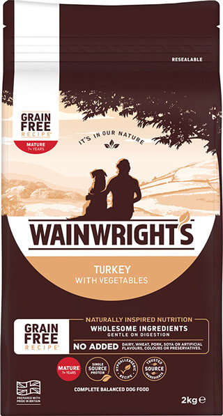 Wainwrights Grain Free Mature Turkey & Vegetables