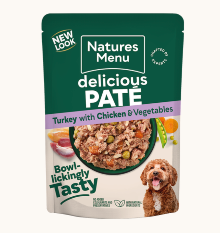 Natures Menu Delicious Paté Turkey with Chicken & Vegetables