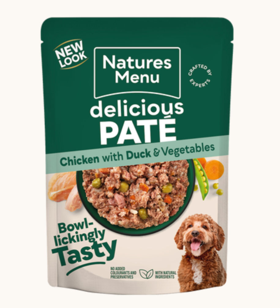 Natures Menu Delicious Paté Chicken with Duck & Vegetables