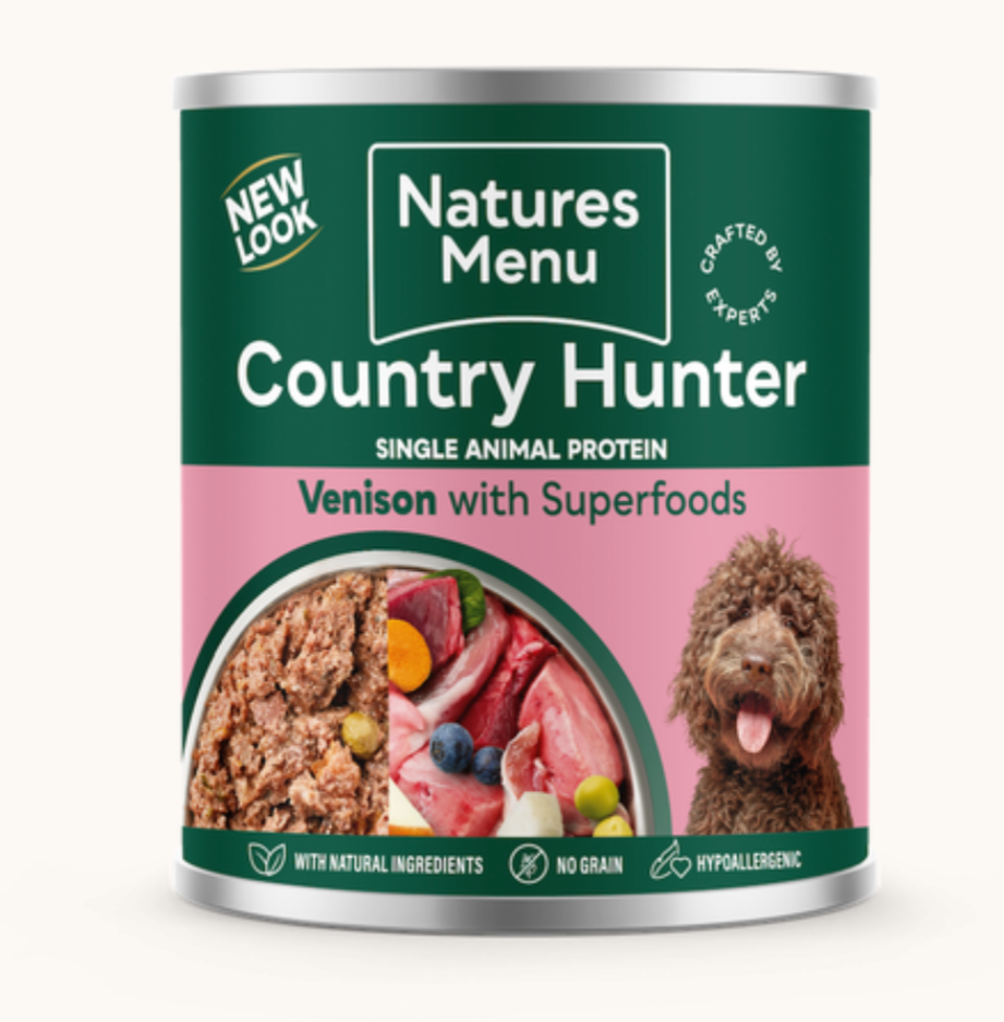 Natures Menu Country Hunter Wild Venison with Superfoods Can