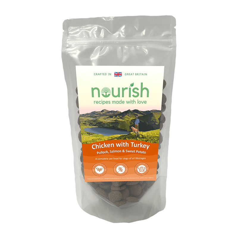 Nourish 80/20 Chicken with Turkey Pollock, Salmon & Sweet Potato