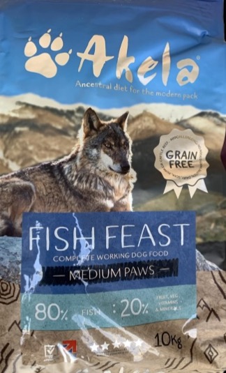 Akela 80:20 Fish Feast Complete Working Dog Food