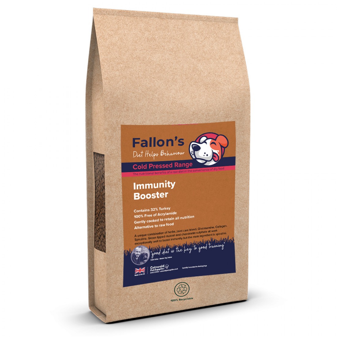 Cotswold Pet Supplies Fallon's Cold Pressed Immunity Boost Grain Free