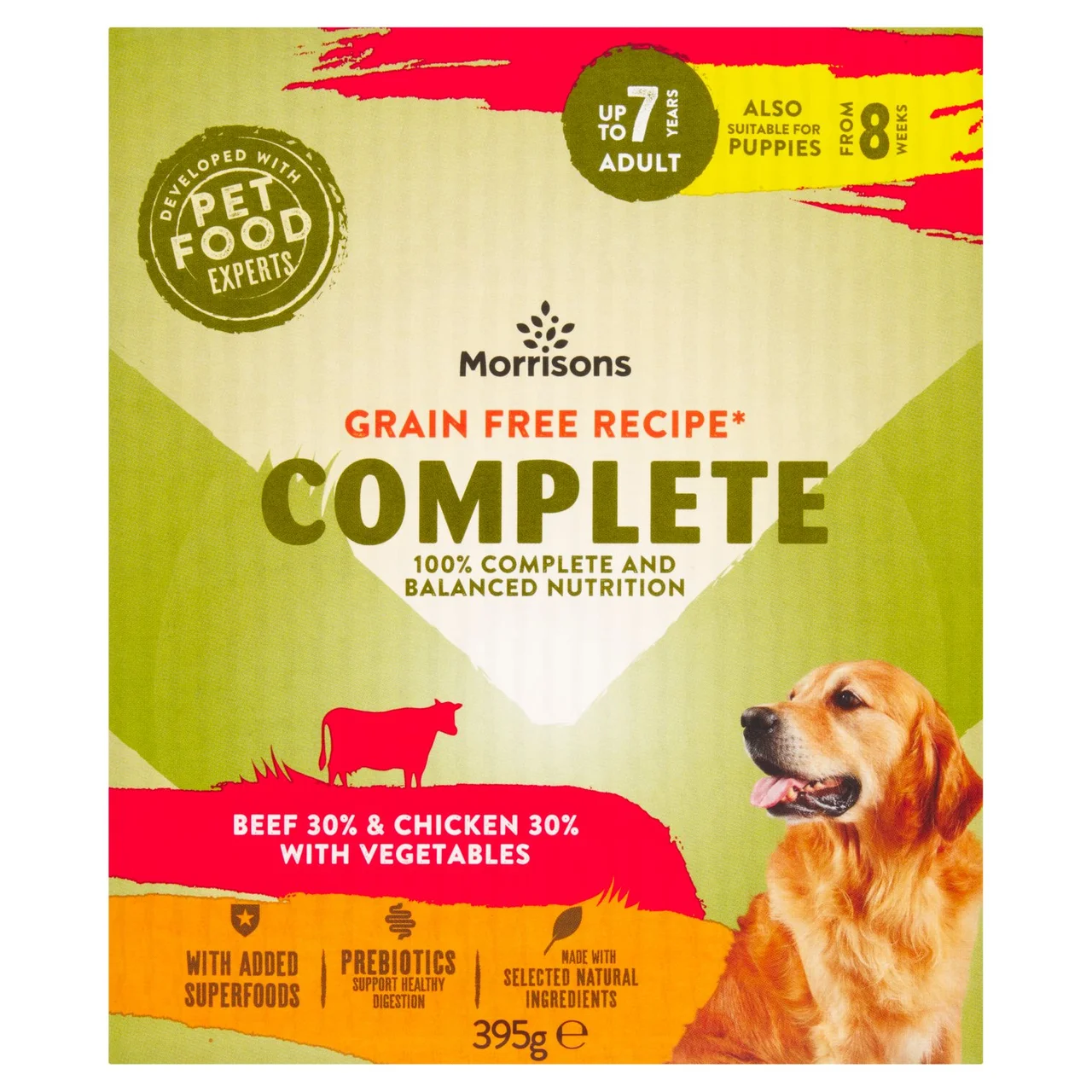 Morrisons Grain Free Beef, Chicken & Veg Tray