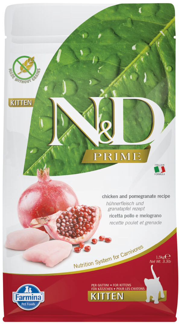 Farmina Natural & Delicious Kitten Prime Chicken & Pomegranate