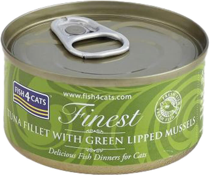 Fish 4 Cats Tuna fillet with Green Lipped Mussel