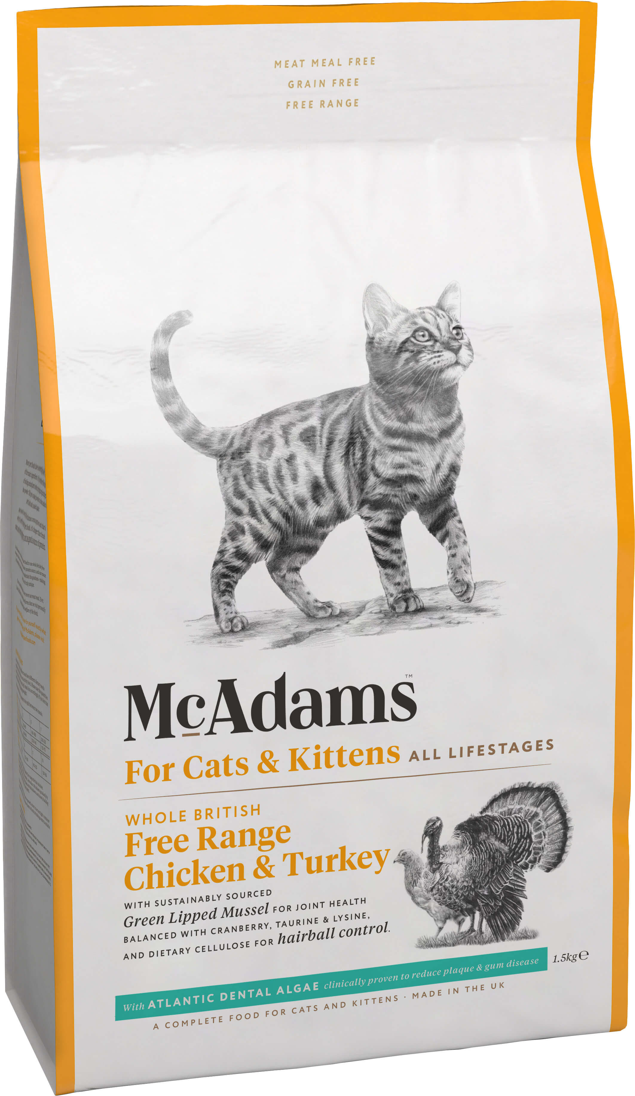 McAdams Whole Free Range Chicken & Turkey Cat